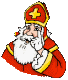 Sinterklaas houdt zijn vinger omhoog: jij bent stout geweest!